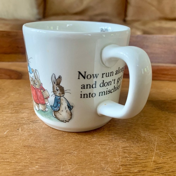 Beatrix Potter Peter Rabbit Wedgwood Plate Saucer & Cup - Picture 7 of 13